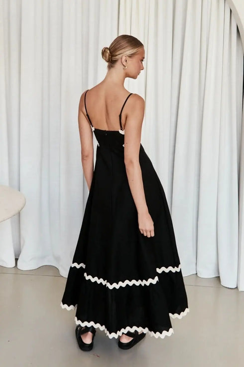 'Araceli' Spaghetti Strap Maxi Dress - Celes Fashion